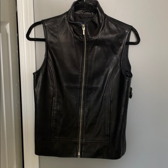 Vintage Ann Taylor leather vest - Picture 4 of 5